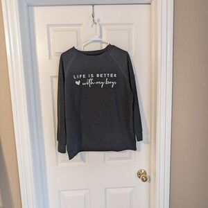 Dark Gray Knit Sweater